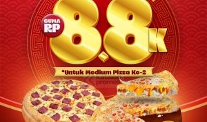 Promo Domino’s Pizza Imlek Deals Medium Ke-2 Hanya Rp8.800