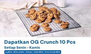 Promo Dough Lab Spesial BCA - Dapatkan Gratis 10pcs OG Crunch*