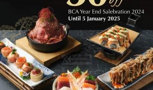 Promo GION Sushi BCA Diskon hingga 30% pakai BCA. Berlaku Senin-Jumat di seluruh outlet sd 05 Januari 2024