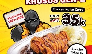 Promo Go! Go! Curry Beli Chicken Katsu Curry cuma Rp. 35.000