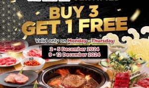 Promo Gyu-Kaku Buy 3 Get 1 Free untuk Standard & Corporate Buffet!