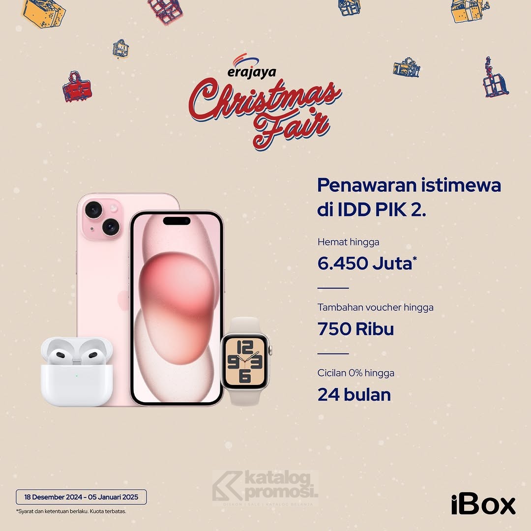 iBox Penawaran Istimewa Hadir di Christmas Fair IDD PIK 2