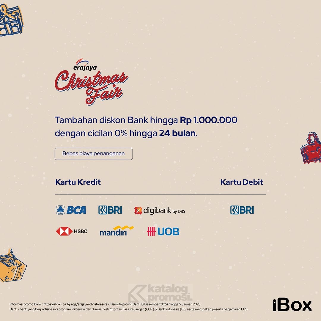 iBox Penawaran Istimewa Hadir di Christmas Fair IDD PIK 2