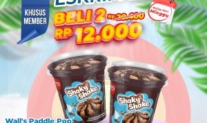 Promo Indomaret Eskrim Day Beli 2 Wall's Paddle Pop Shaky Shake cuma Rp. 12.000