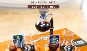 Promo JCO BELI 1 GRATIS 1 untuk Pembelian Kopi dengan metode Syphon