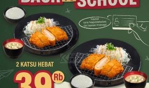 Promo Katsunyaka Back to School Paket 2 Katsu Hebat Set cuma Rp 39.000