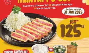 Promo Kimukatsu Gyukatsu Mantappu Set Komplit dan Puas mulai Rp125 Ribuan