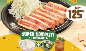 Promo Kimukatsu Gyukatsu Mantappu Set Komplit dan Puas Mulai Rp125 Ribuan