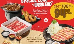 Promo Kimukatsu Gyulicious Special Long Weekend Hemat Hingga Rp94.000