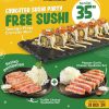 Promo Kimukatsu Gyukatsu Sushi Party Gratis Tamago Floss Crunchy Roll!