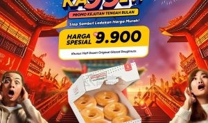 Promo Krispy Kreme Bank Saqu - Harga Spesial Half Dozen Original Glazed Doughnut hanya Rp. 9.900