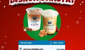 Promo Lawson Diskon Dahsyat - Beli Es Kopi Susu Arabica Gayo/Ice French Hazelnut cuma Rp. 15.000