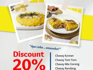 Promo Negiya Express Diskon 20% untuk Menu Baru Omusoba