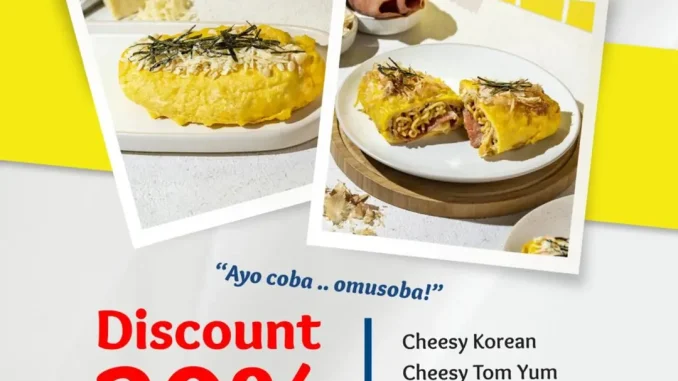 Promo Negiya Express Diskon 20% untuk Menu Baru Omusoba