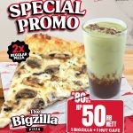 Promo Pizza Hut Bigzilla Pizza + Hut Cafe Hanya Rp50 Ribu