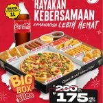 Promo Pizza Hut Big Box Bites FREE Coca-Cola 1L mulai Rp175 ribu nett