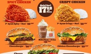 Promo Burger King JaJanuari Hemat Serba Rp17.000-an!