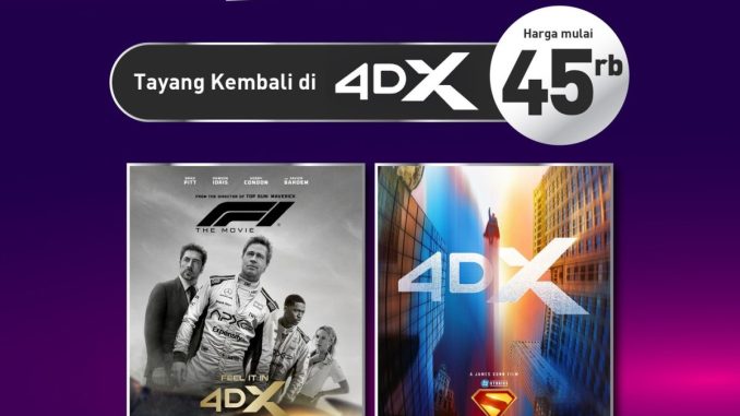 Promo CGV Nonton di 4DX dan ScreenX Mulai Rp. 45.000 1