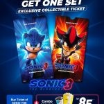 Promo CGV Collectible Ticket Sonic The Hedgehog 3