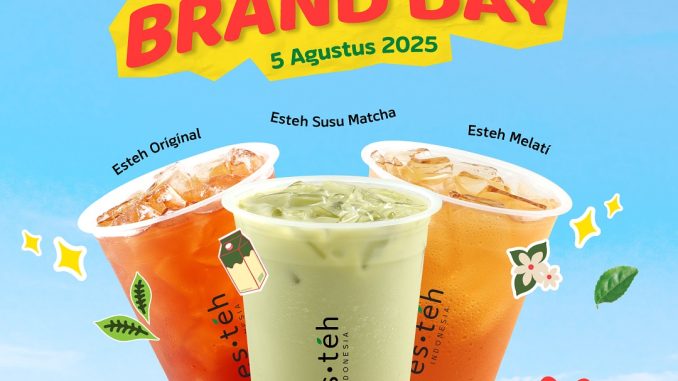 Promo Esteh Indonesia GoFood Super Brand Day Esteh cuma Rp5.000 1