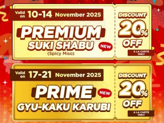Promo Gyu-Kaku NIKU MONTH Diskon 20% Menu A La Carte, periode 10–14 dan 17–21 November 2025, berlaku dine in di lokasi tertentu