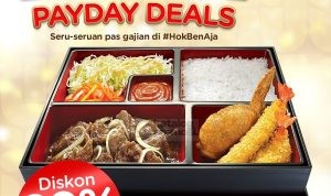 Promo HokBen Payday Diskon Rp 10.000 dengan Kartu Debit CIMB Niaga!