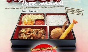 Promo HokBen Spesial Malam Tahun Baru Free Menu