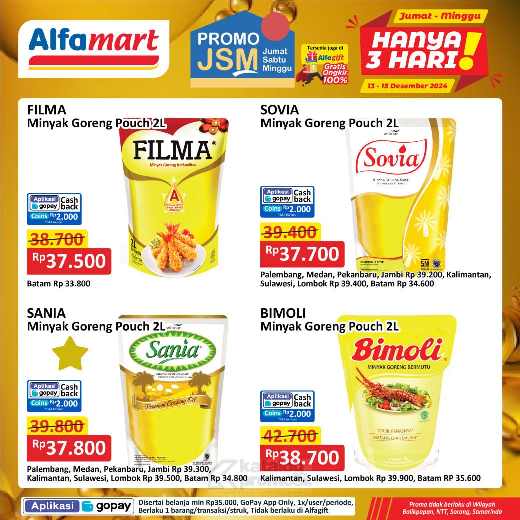 Katalog Promo JSM Indomaret. Alfamart, dan Superindo Sabtu 14 Desember 2024