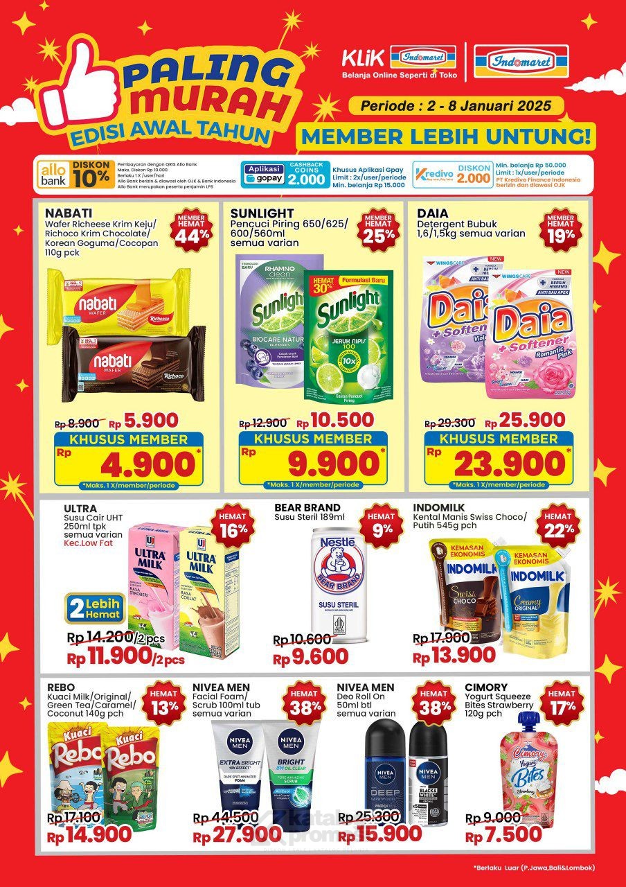 Katalog Promo JSM Indomaret, Alfamart,  dan Superindo 3-5 Januari 2025, Ada Minyak Goreng Murah