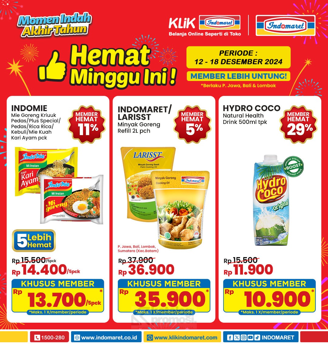 Katalog Promo JSM Indomaret. Alfamart, dan Superindo Sabtu 14 Desember 2024