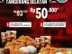 Promo KFC HUT Tangsel Paket Spesial Rp. 50.000 dengan pilihan dua paket menu hemat.