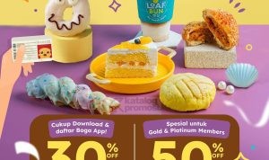 Promo Loaf Bun January Birthday Surprise Diskon Hingga 50%