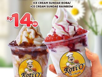Promo RotiO RAHMAT Rabu Hemat Sundae Boba Rp. 14.000 berlaku 5–26 November 2025 di seluruh outlet non-bandara