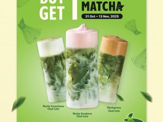 Promo Tous Les Jours Buy 1 Get 1 Fluffy Matcha berlaku 31 Oktober–13 November 2025 di Jabodetabek, Bandung, dan Cirebon