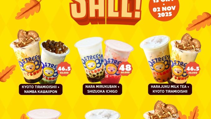 Promo Street Boba Super Sale Minuman Favorit mulai Rp.24Ribu 1