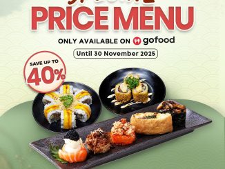 Promo Sushi Tei GoFood Menu Spesial Hemat hingga 40%