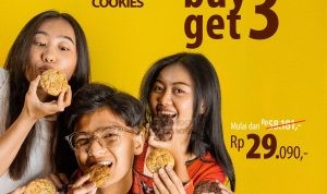 Promo RICH COFFEE & DONUT KAMIS COOKIES - BUY 3 GET 3 COOKIES