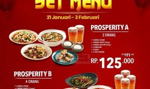 Promo Sapo Oriental Prosperity Set Menu mulai dari Rp. 125.000