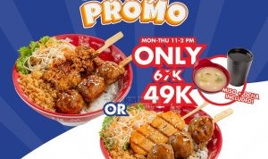 Promo Tami Yakitori Special Payday - Harga Spesial Lunch Package cuma Rp. 49K