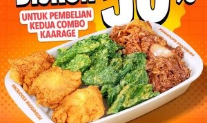 Promo Yoshinoya Payday Combo Karaage Diskon 50%