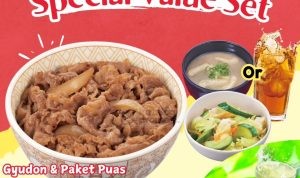 Promo Sukiya Gyudon & Japanese Pickle Set Hanya Rp39.000