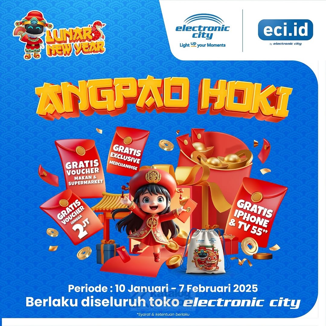 Electronic City Spesial Lunar New Year ANGPAO HOKI!