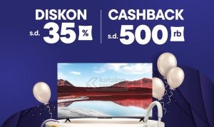 Festival Elektronik Awal Bulan di Blibli Cashback hingga 500K