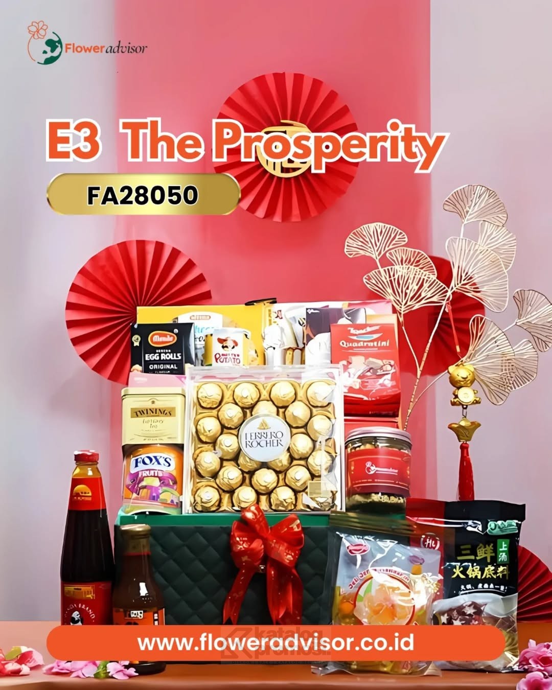 Hampers Imlek E3 The Prosperity dari FlowerAdvisor Promo Harga Spesial 