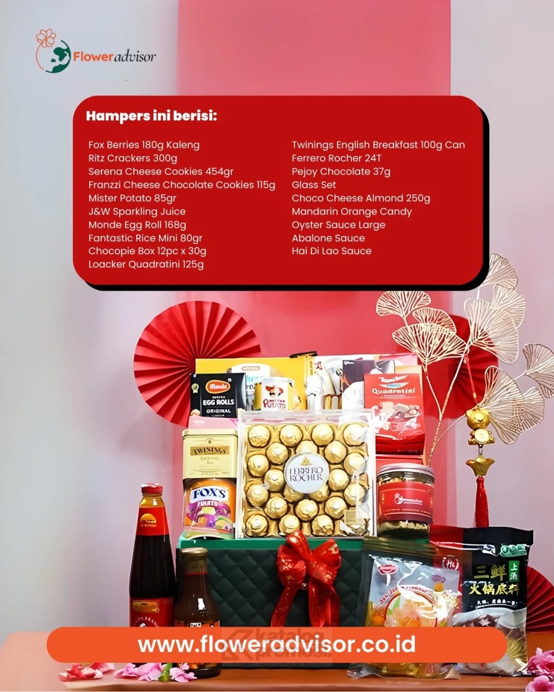 Hampers Imlek E3 The Prosperity dari FlowerAdvisor Promo Harga Spesial 