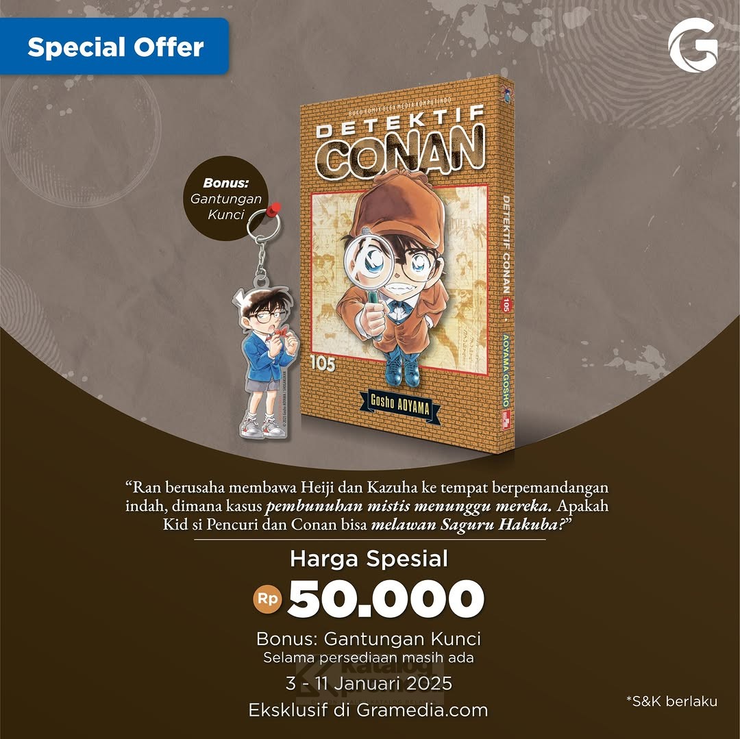 Komik Detective Conan 105 Special Offer di Gramedia.com