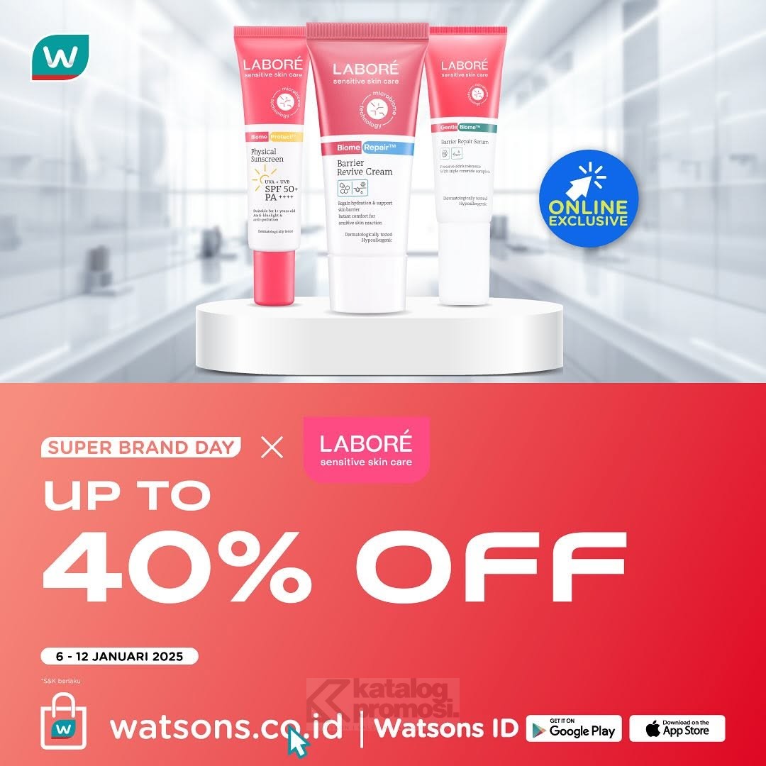 Labore Promo Awal Tahun di Watsons Super Brand Day