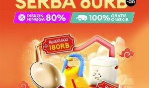 Lazada Hoki Imlek Sale - Belanja Cuan Dijamin Hoki SERBA 80K!