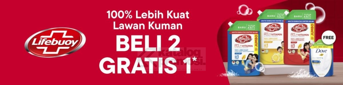 Lifebuoy Penawaran Terbaik di Blibli BELI 2 GRATIS 1