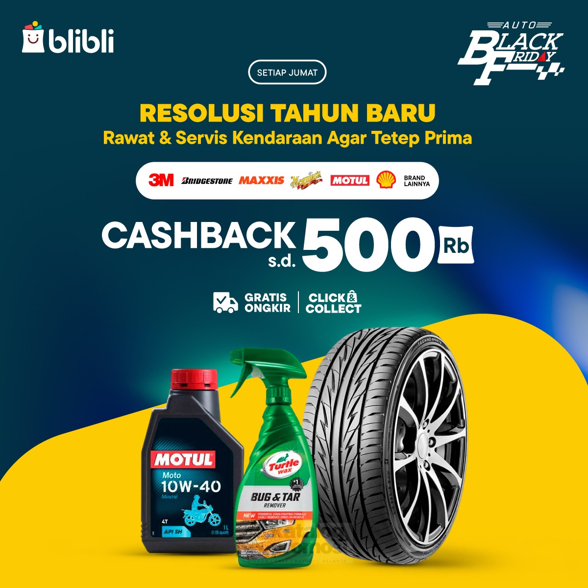 Oto Black Friday di Blibli Promo Spesial Tahun Baru 